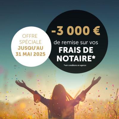 Offre exceptionnelle : 3 000 € offerts sur vos frais de notaire* avec Barraco Construction !