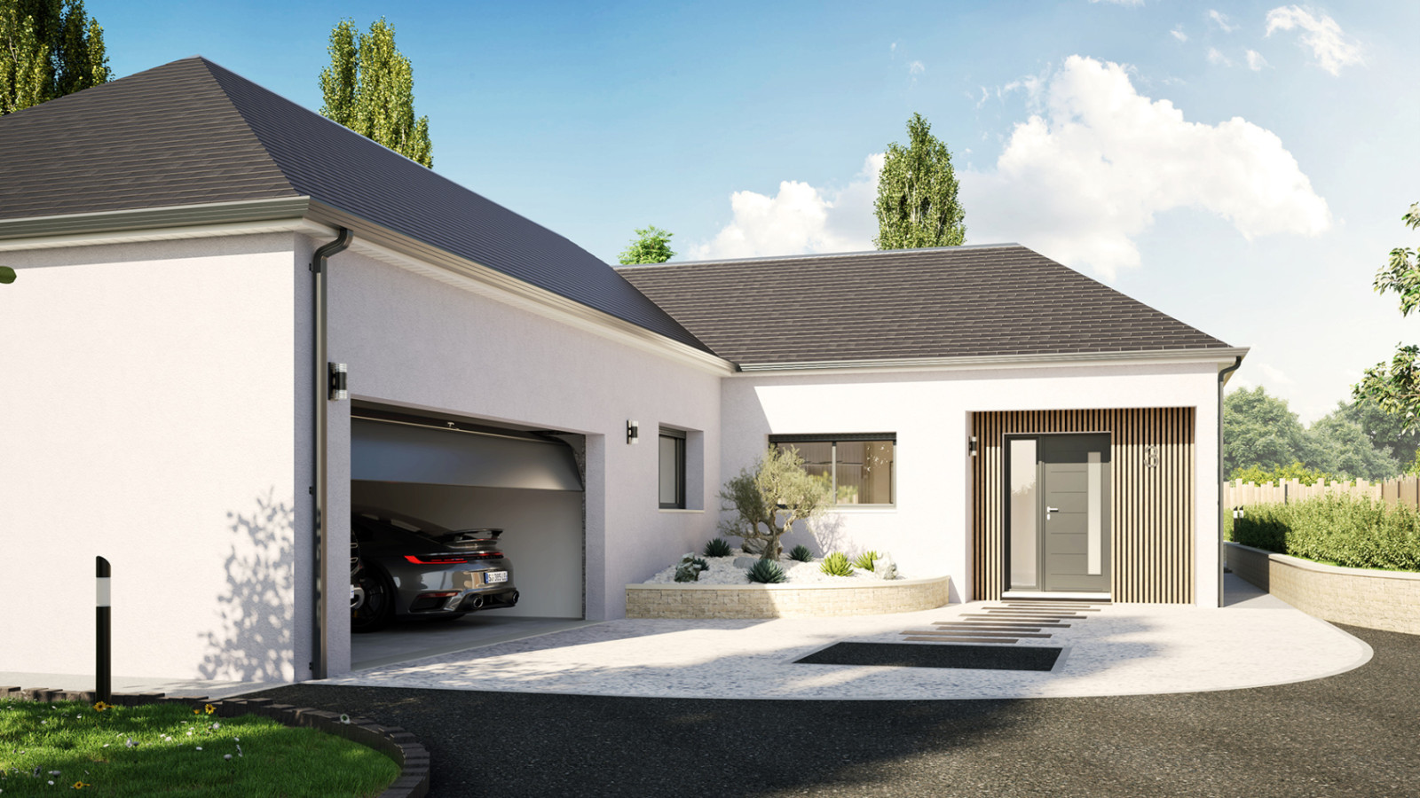 Maison neuve à Cerelles avec 3 chambres sur terrain de 639m2 / image 5