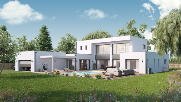Maison neuve à Ballan-Miré avec 6 chambres sur terrain de 642m2 - image 1