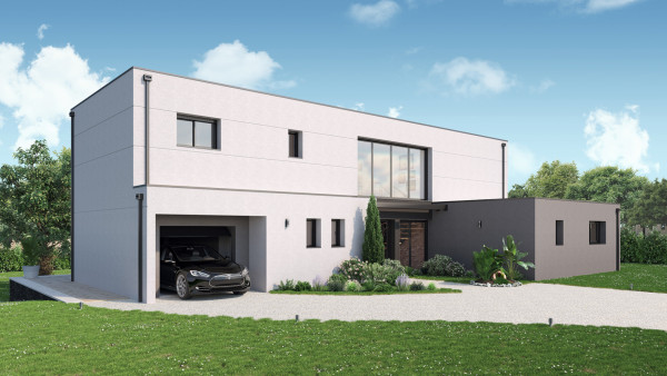 Maison neuve à Montbazon avec 5 chambres sur terrain de 676m2 - image 2