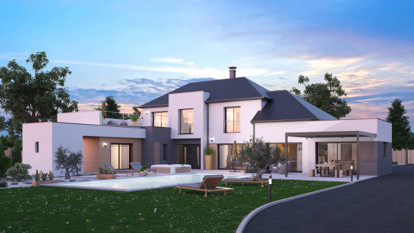 Maison neuve à Saint-Avertin avec 3 chambres sur terrain de 950m2 - image 1