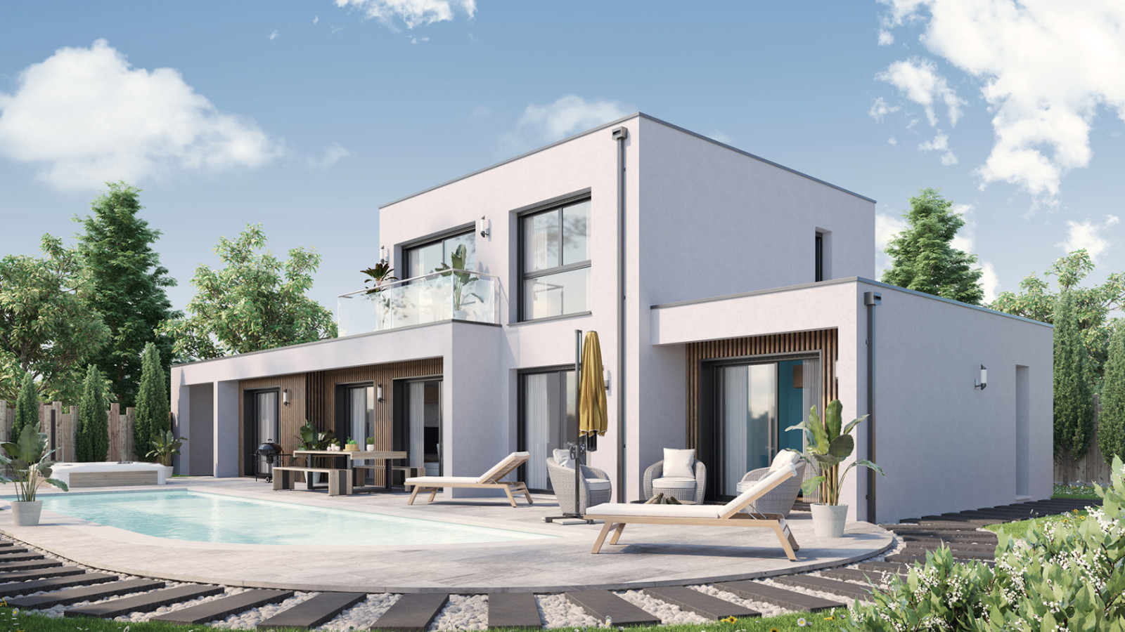 Maison neuve à Cerelles avec 4 chambres sur terrain de 639m2 / image 2