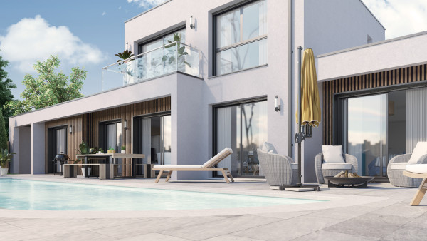 Maison neuve à Cerelles avec 4 chambres sur terrain de 639m2 - image 3