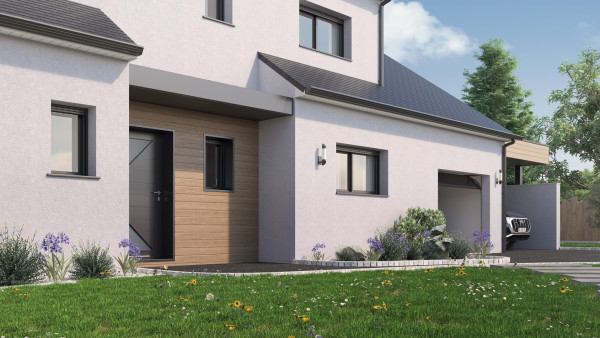 Maison neuve à Cerelles avec 4 chambres sur terrain de 639m2 - image 3