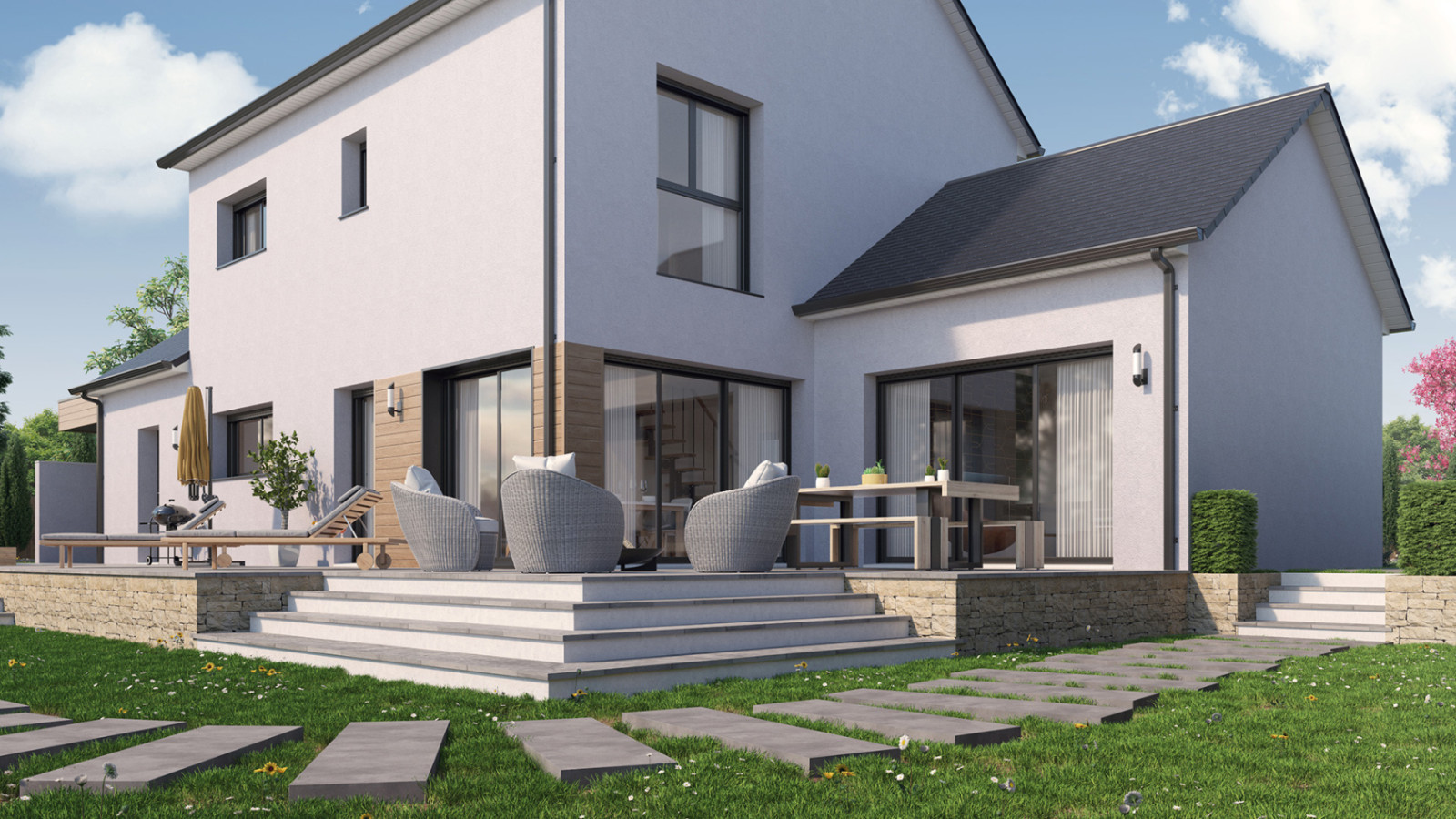 Maison neuve à Cerelles avec 4 chambres sur terrain de 639m2 / image 5