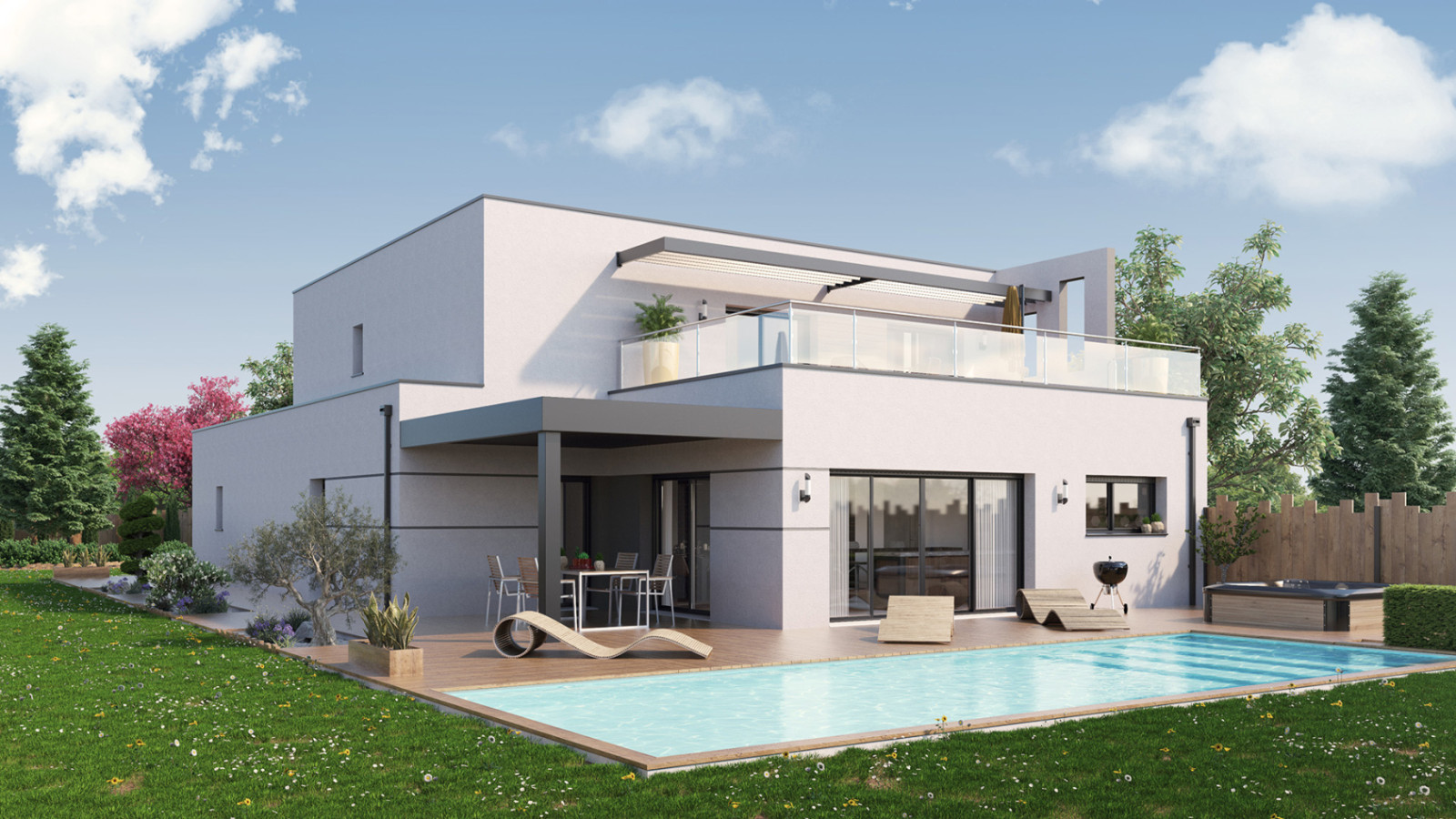 Maison neuve à Montbazon avec 5 chambres sur terrain de 676m2 / image 2