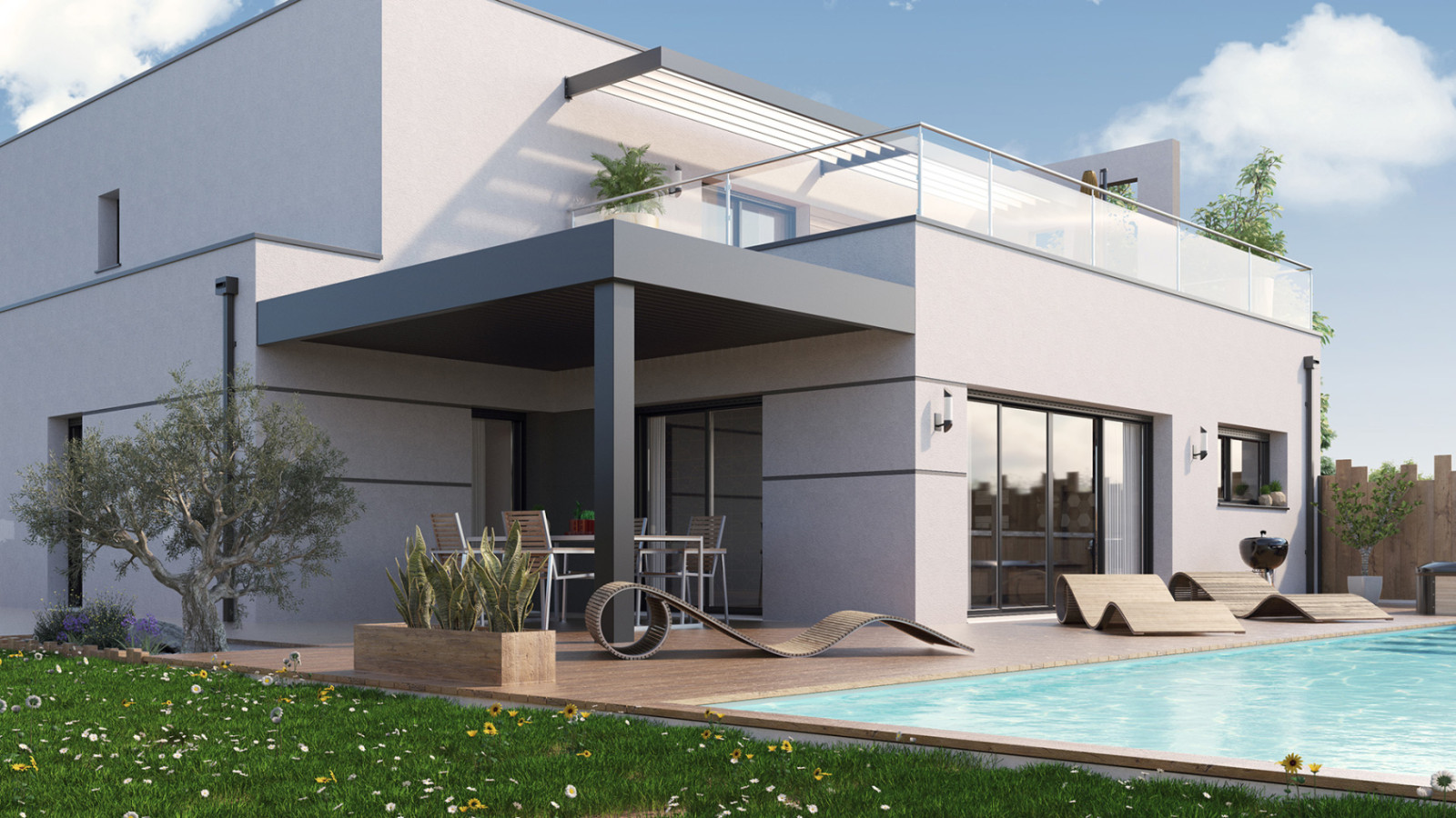 Maison neuve à Montbazon avec 5 chambres sur terrain de 676m2 / image 5