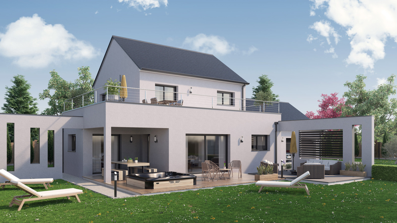 Maison neuve à Ballan-Miré avec 3 chambres sur terrain de 642m2 / image 3