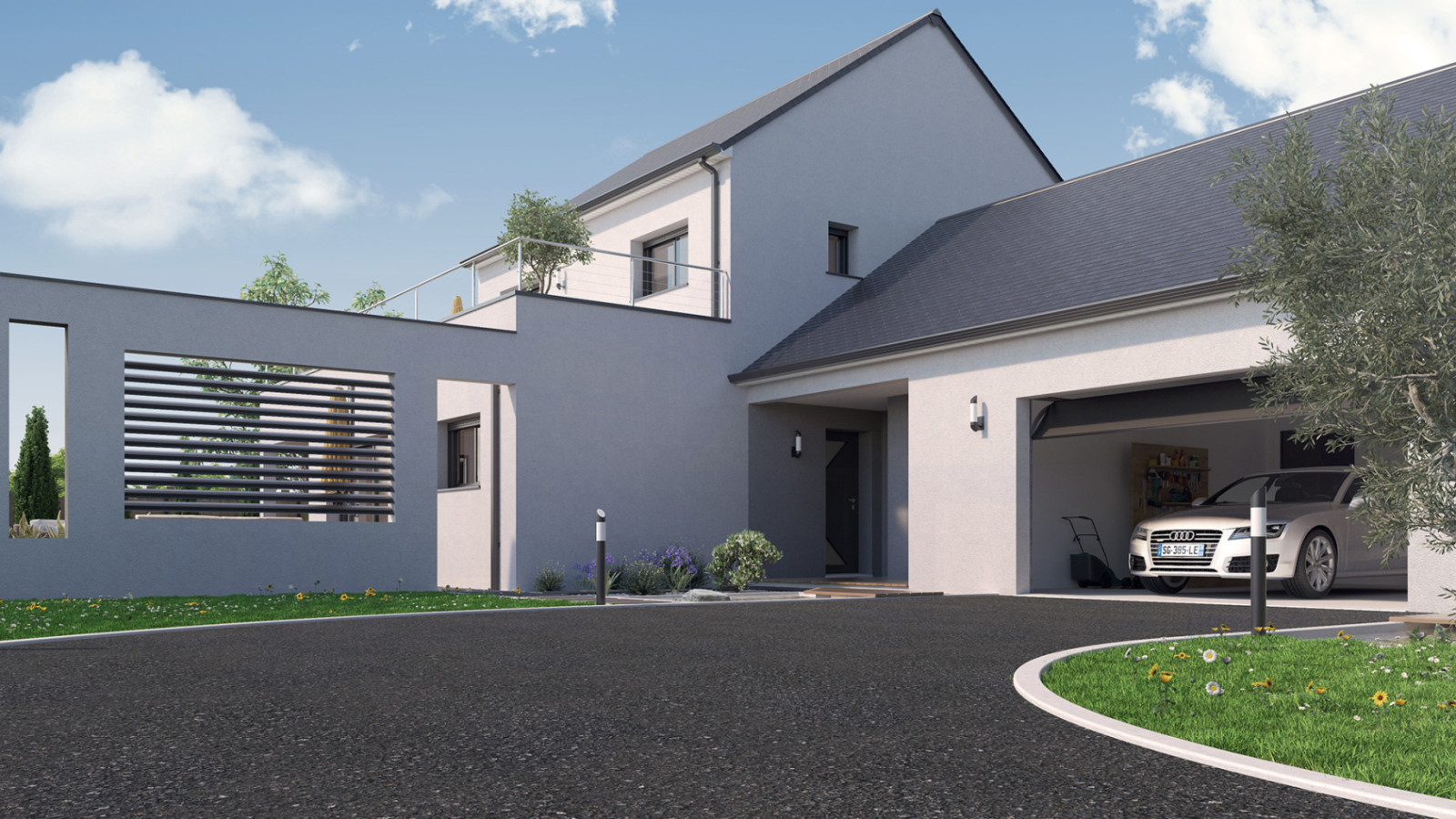 Maison neuve à Ballan-Miré avec 3 chambres sur terrain de 642m2 / image 4