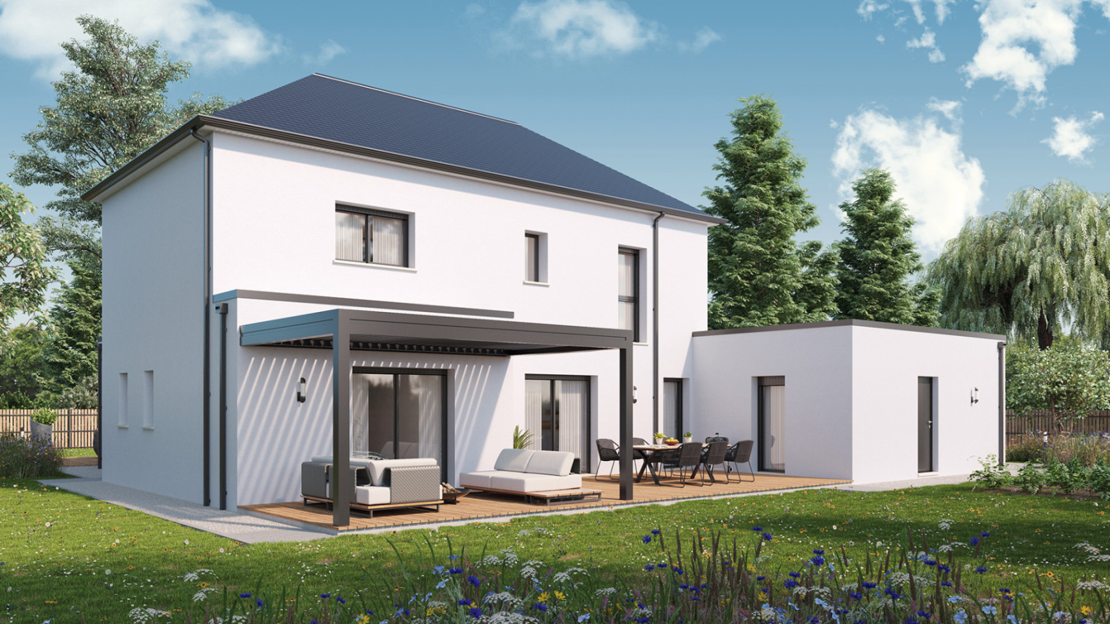 Maison neuve à Cerelles avec 5 chambres sur terrain de 639m2 / image 3