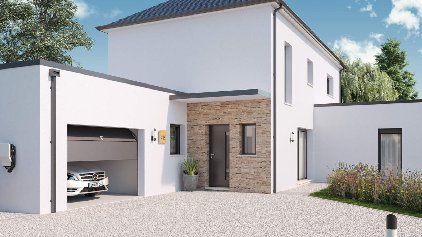 Maison neuve à Cerelles avec 5 chambres sur terrain de 639m2 / image 4