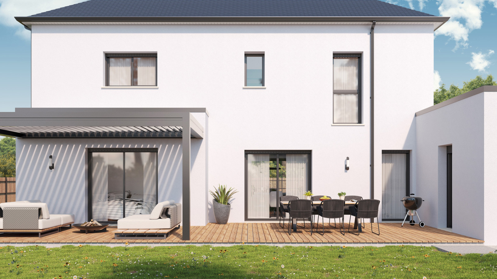 Maison neuve à Cerelles avec 5 chambres sur terrain de 639m2 / image 5
