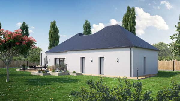 Maison neuve à Montbazon avec 3 chambres sur terrain de 676m2 - image 2