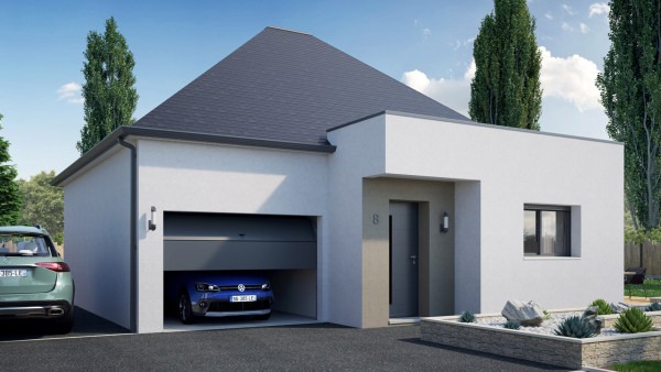 Maison neuve à Montbazon avec 3 chambres sur terrain de 676m2 - image 3
