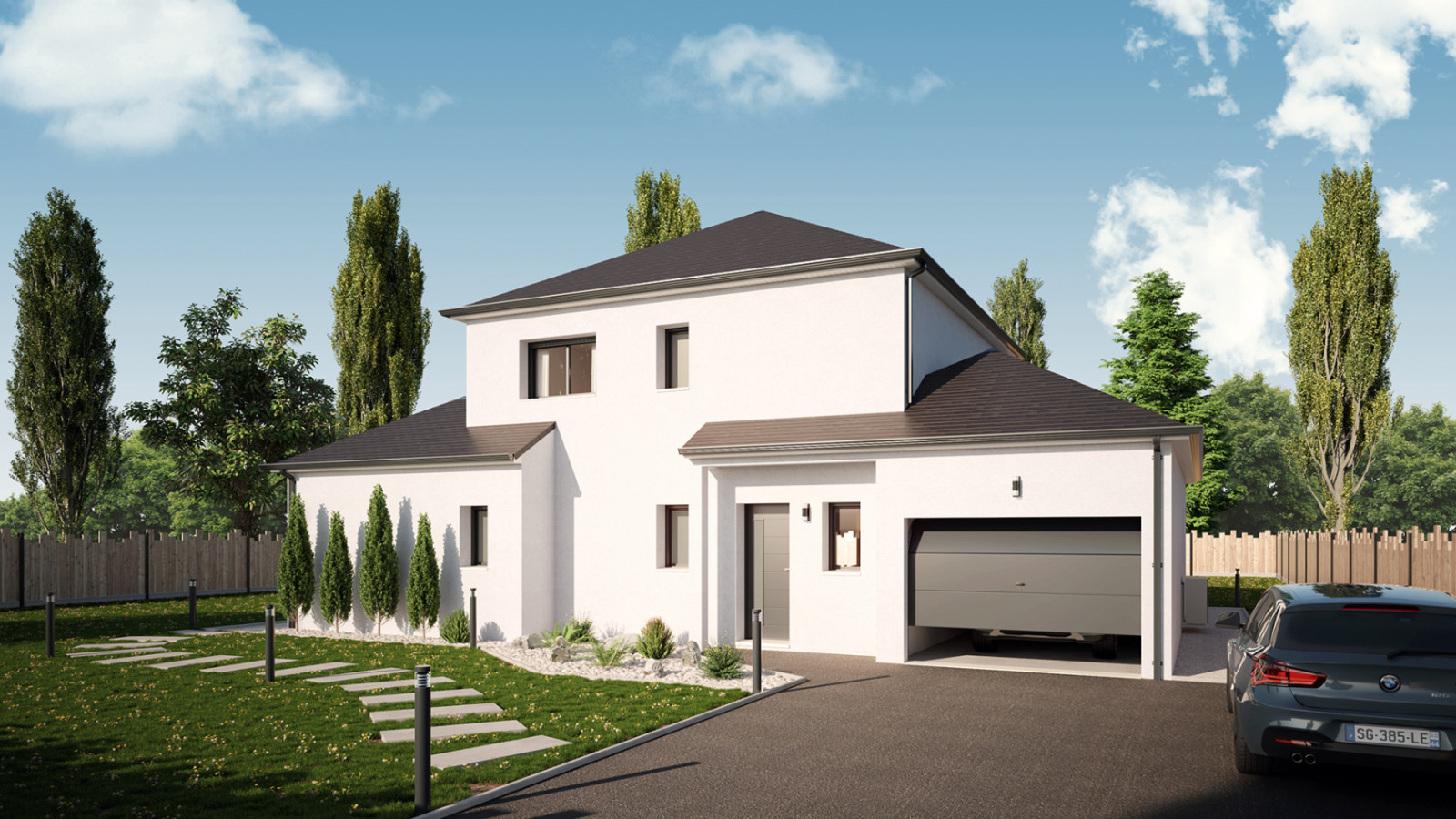 Maison neuve à Cerelles avec 4 chambres sur terrain de 639m2 / image 2