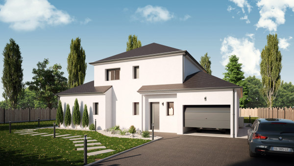 Maison neuve à Cerelles avec 4 chambres sur terrain de 639m2 - image 1