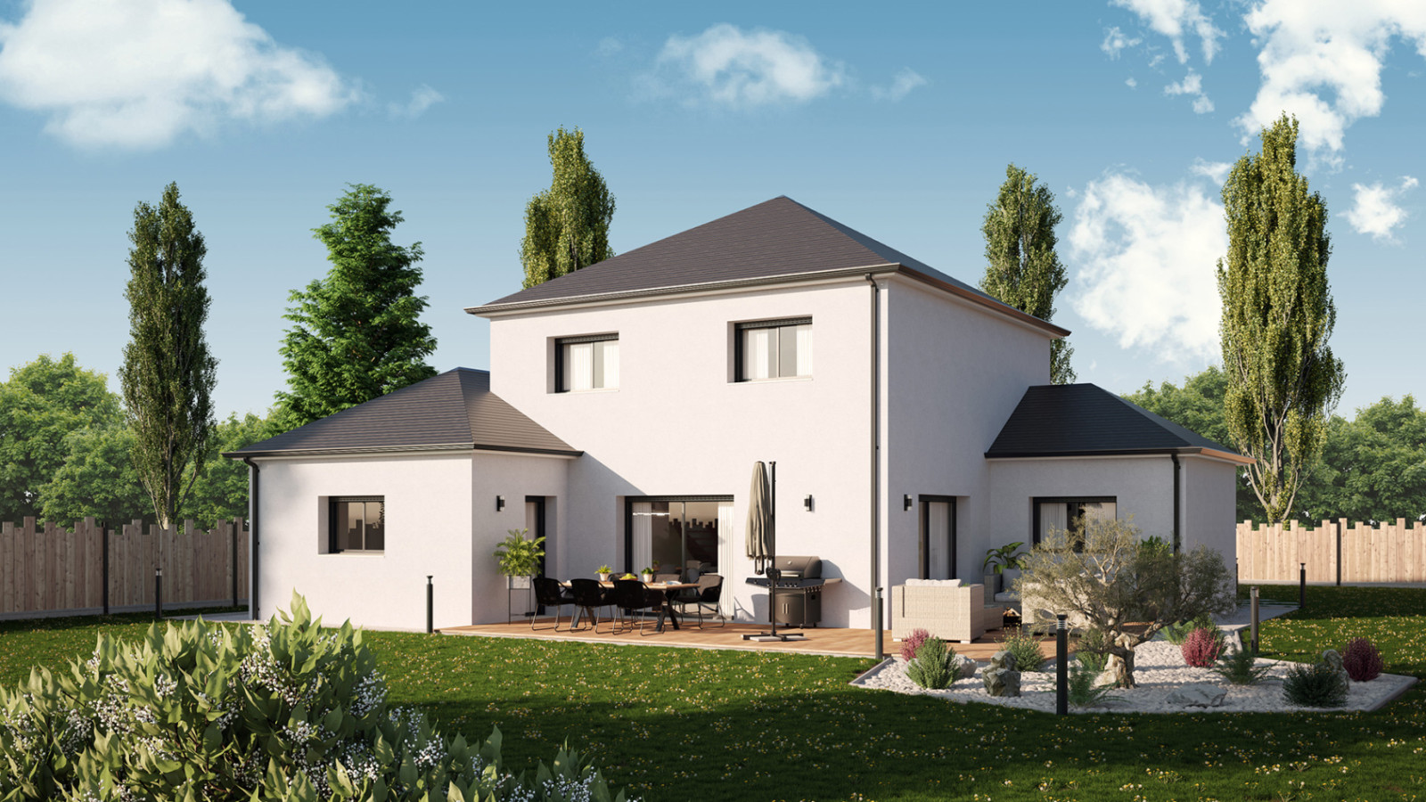 Maison neuve à Cerelles avec 4 chambres sur terrain de 639m2 / image 3