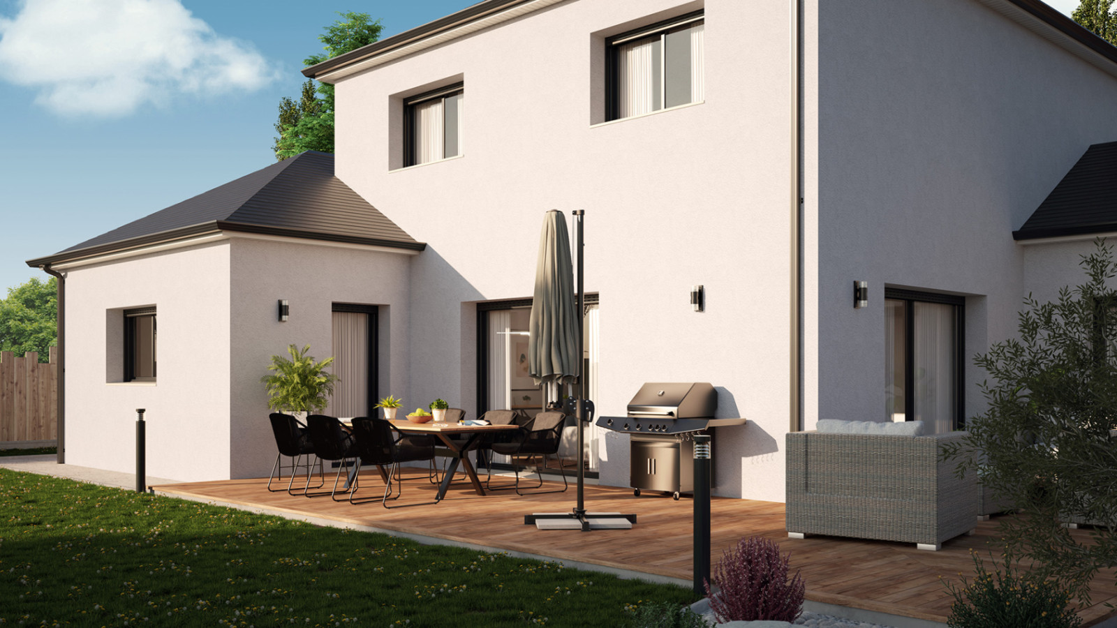 Maison neuve à Cerelles avec 4 chambres sur terrain de 639m2 / image 5