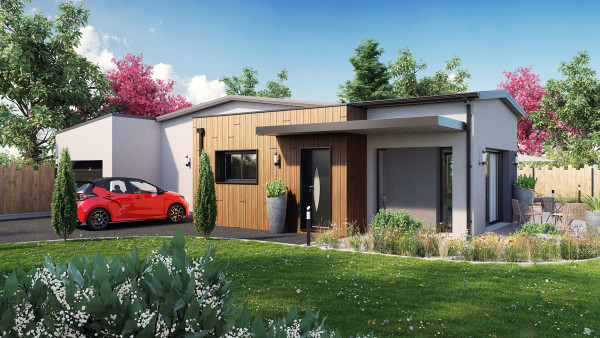 Maison neuve à Cerelles avec 3 chambres sur terrain de 639m2 - image 1