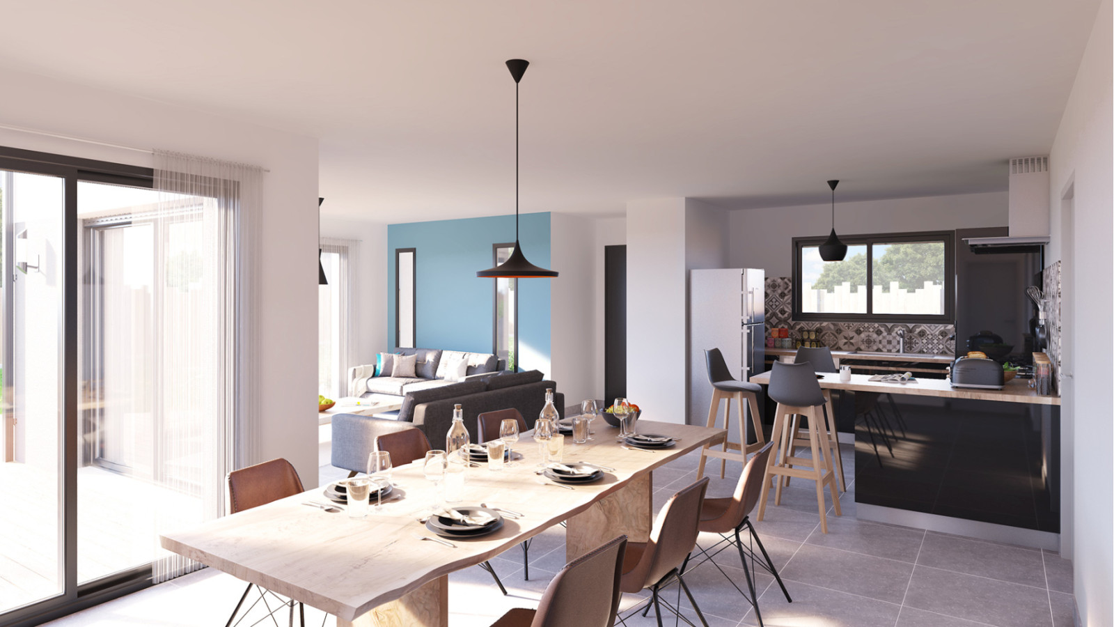 Maison neuve à Cerelles avec 3 chambres sur terrain de 639m2 / image 6