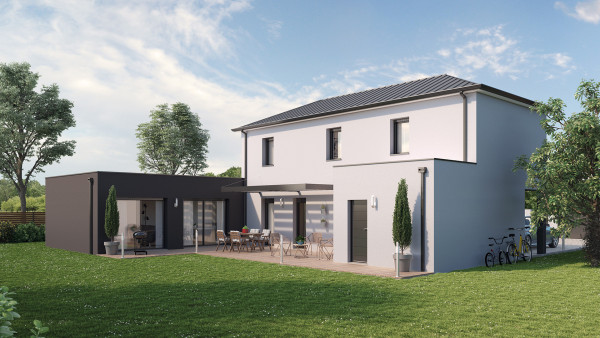 Maison neuve à Cerelles avec 4 chambres sur terrain de 639m2 - image 1