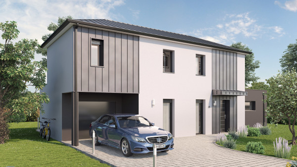 Maison neuve à Cerelles avec 4 chambres sur terrain de 639m2 - image 2