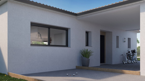 Maison neuve à Cerelles avec 4 chambres sur terrain de 639m2 - image 3