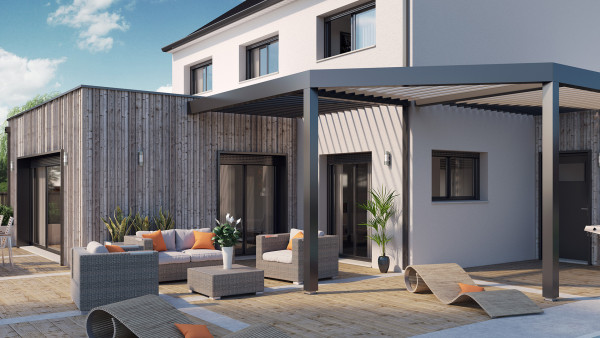 Maison neuve à Cerelles avec 5 chambres sur terrain de 639m2 - image 3