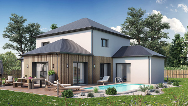 Maison neuve à Cerelles avec 4 chambres sur terrain de 639m2 - image 1