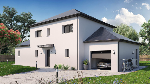 Maison neuve à Cerelles avec 4 chambres sur terrain de 639m2 - image 2