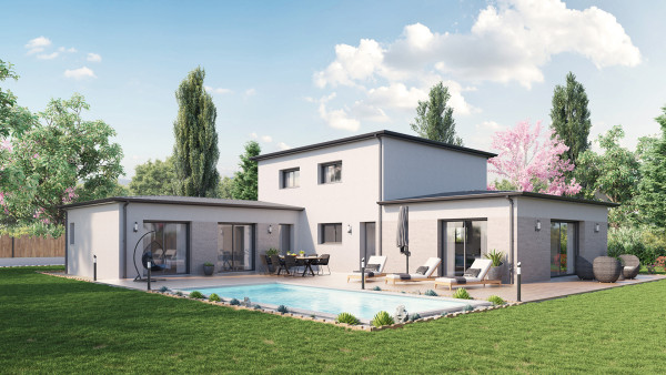 Maison neuve à Ballan-Miré avec 3 chambres sur terrain de 700m2 - image 2