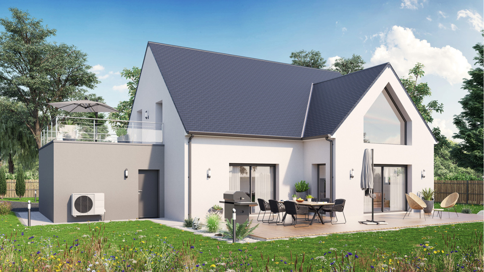 Maison neuve à Montbazon avec 4 chambres sur terrain de 676m2 / image 2