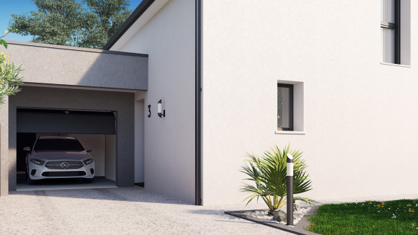 Maison neuve à Cerelles avec 4 chambres sur terrain de 639m2 - image 3