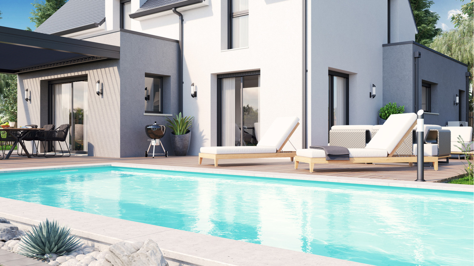 Maison neuve à Cerelles avec 4 chambres sur terrain de 639m2 / image 5