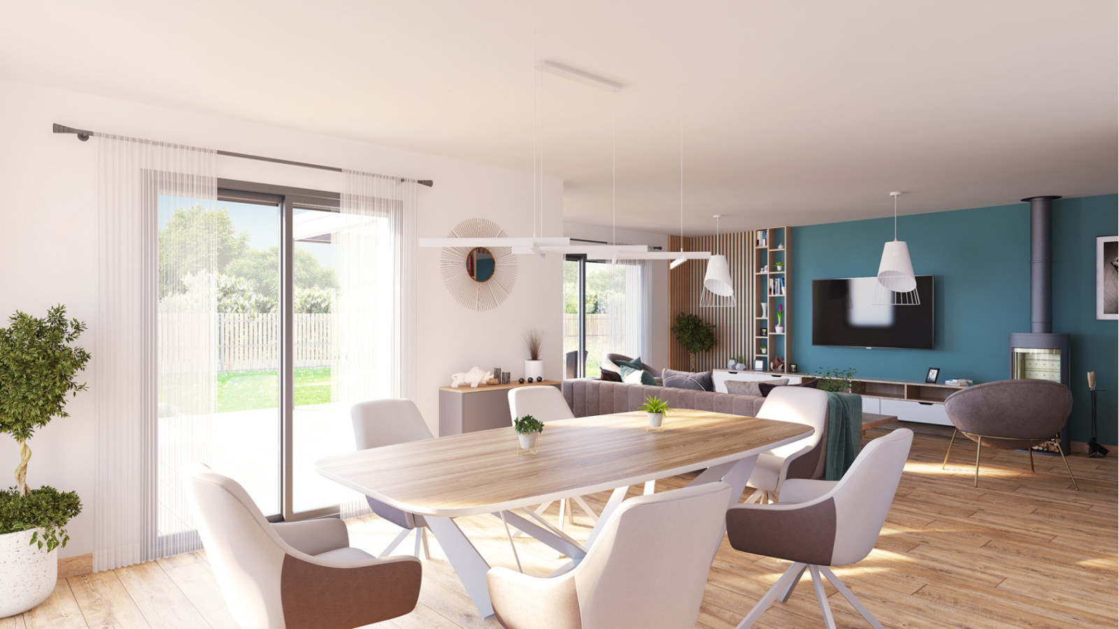 Maison neuve à Cerelles avec 4 chambres sur terrain de 639m2 / image 6