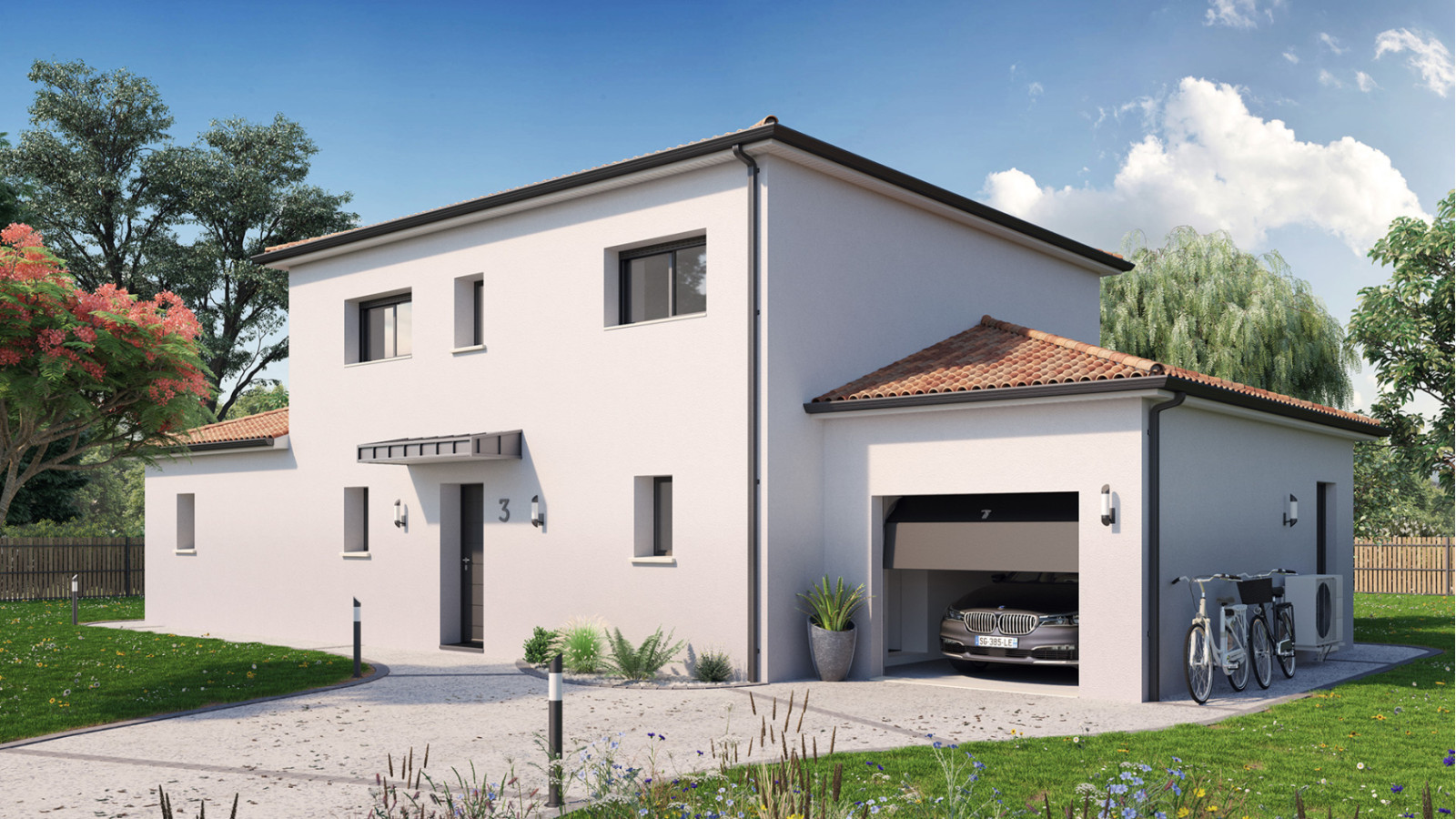 Maison neuve à Luynes avec 4 chambres sur terrain de 428m2 / image 3