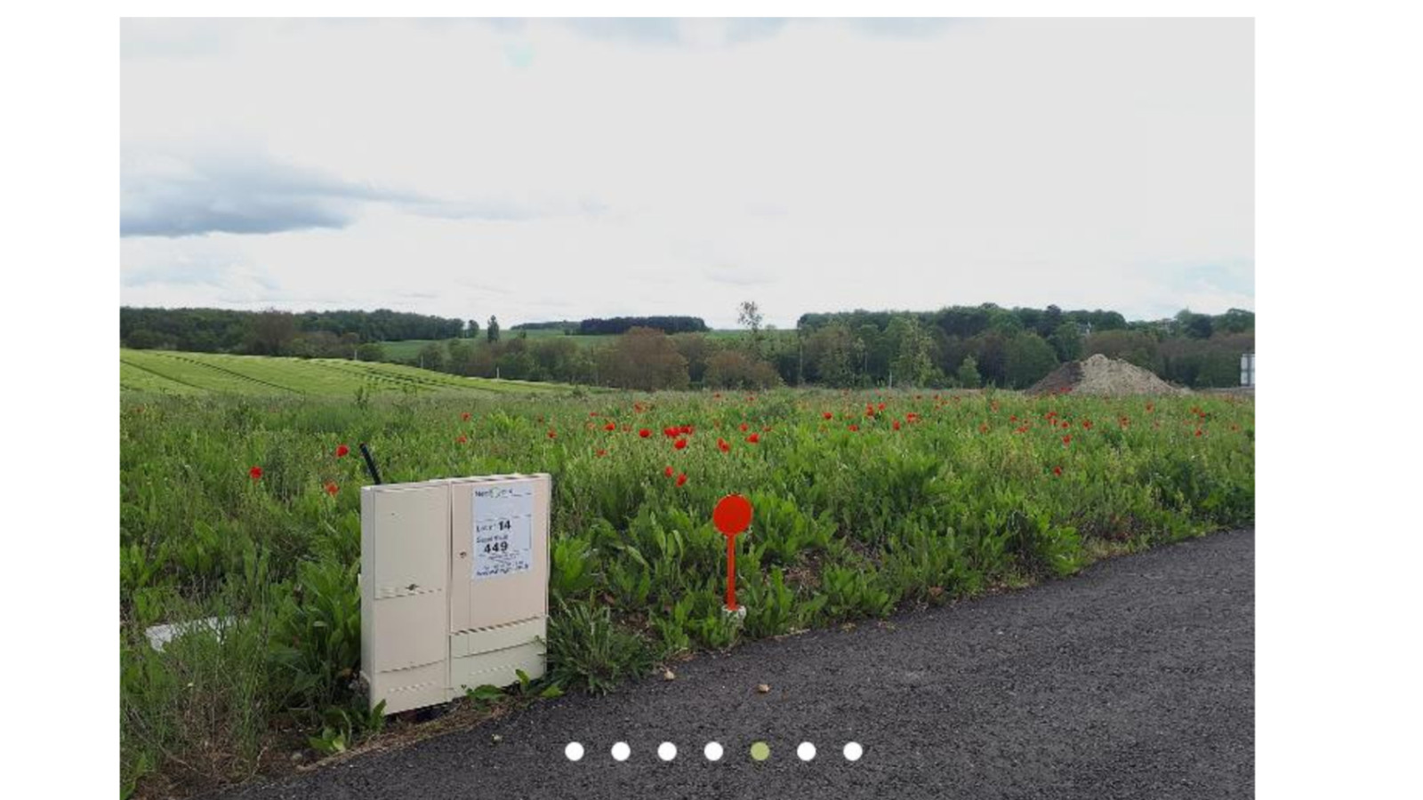 Terrain constructible de 627m2 à Manthelan